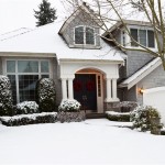 house in winter