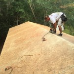 repairing house roofing