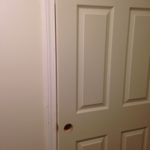 door without doorknob