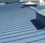 blue metal roofing