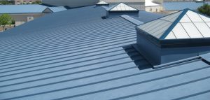 blue metal roofing